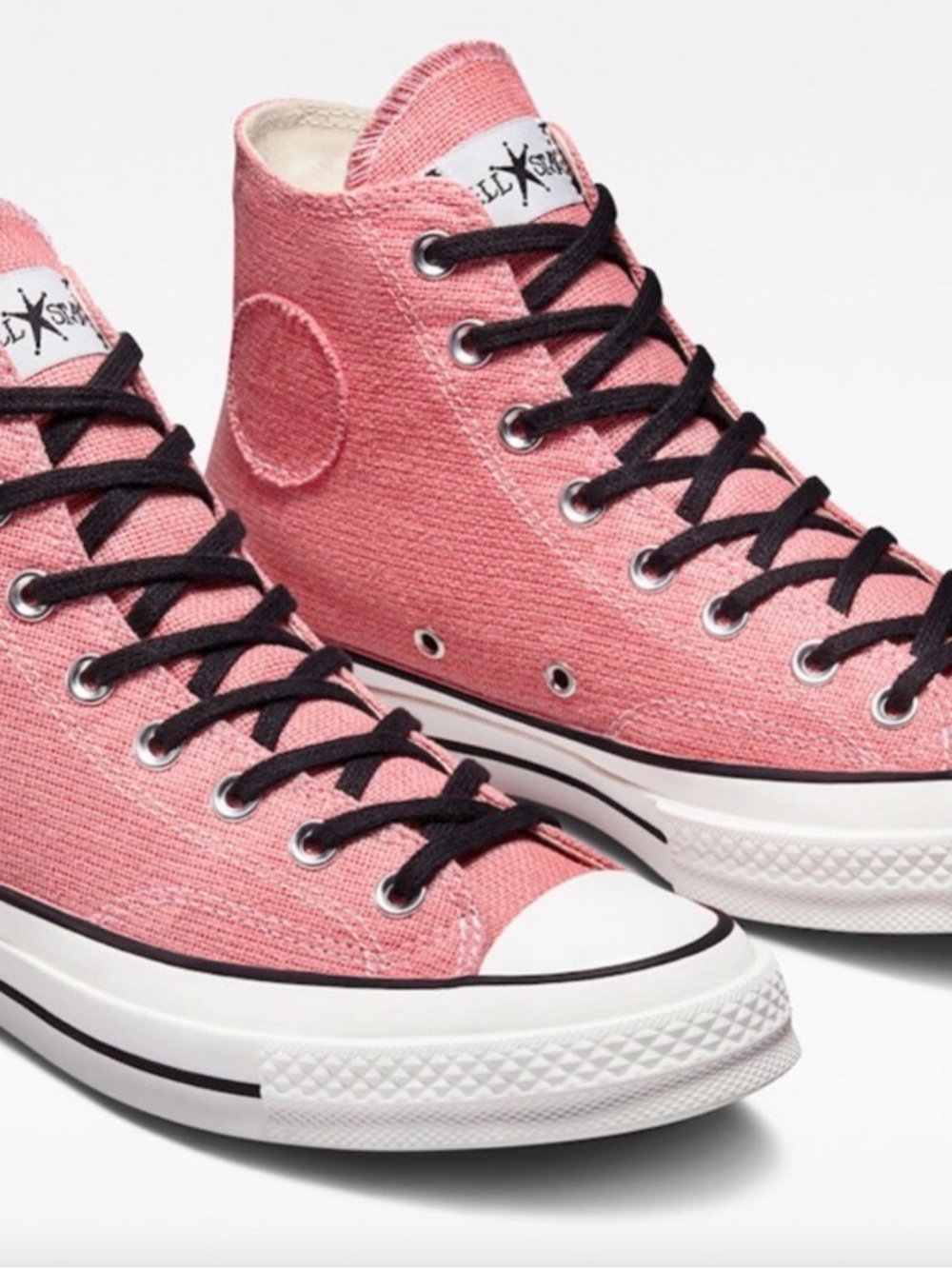 Converse x Stussy Chuck 70 High Surfman Pink/Black Men's Size 12